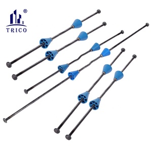 Attaches pour coffrage en contreplaqué de béton, extrémité longue, extrémité courte, attache à clip avec cône en plastique - Product Image 2