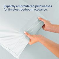 Ensemble de Draps Confortable et Respirant 4 Pièces Grand Format avec Poches Profondes pour Hôtel