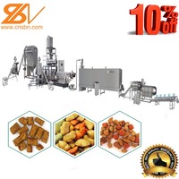Planta de Producción de Alimentos para Perros, Extrusora de Alimentos para Cachorros, de Alta Eficiencia, Automática, Controlada por PLC, Accionada por Motor de Engranajes, de 1 Tonelada