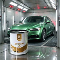 Peinture automobile acrylique Top Populaire 1K Vert Cristal Nacré, revêtement de personnalisation automobile, couleur incontournable