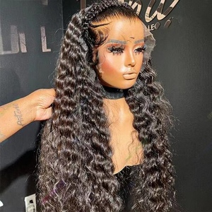 Nhà Cung Cấp 13X6 Phía Trước Glueless Đầy Đủ HD Ren Tóc Giả Lớp Biểu Bì Phù Hợp Trinh Nữ Chưa Qua Chế Biến 100% Đầy Đủ Ren Tóc Giả Tóc Con Người Nguyên Ấn Độ Dài - Product Image 2