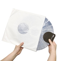 2pcs Record Cleaner Handler Mitt Noir Vinyl Record Clip Disc Cleaning Protection Pad No Fingerprints No Damage Anti-static