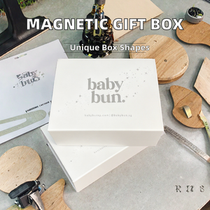 Baby Bun Rigid Gift Box Ivory Board Rectangle UV Printed High-End Packaging - Product Image 2