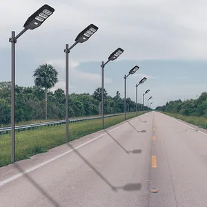 Optisch Bestuurbare Afstandsbediening Sening Buitenverlichting Led Zonne-Energie Snelweg Straatverlichting Voor Buitenmuren