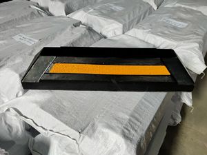 Cales de roue robustes de haute qualité de 55 cm, vente chaude, pour véhicules, stationnement, bordures de trottoir, butée de roue en caoutchouc - Product Image 2