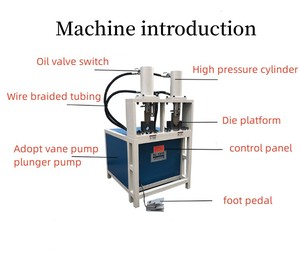 Máquina Punzonadora Hidráulica <span class=keywords><strong>Industrial</strong></span>, Máquina Prensadora <span class=keywords><strong>de</strong></span> Ojales, Máquina Punzonadora <span class=keywords><strong>de</strong></span> Corte <span class=keywords><strong>de</strong></span> Ángulos <span class=keywords><strong>de</strong></span> Tubos <span class=keywords><strong>de</strong></span> Acero para Barandillas <span class=keywords><strong>de</strong></span> Carreteras - Product Image 2