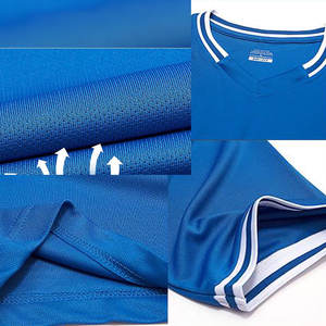 युवा सॉकर की वर्दी में वयस्कों के खेल शर्ट फुटबॉल बॉय फुटबॉल जर्सी सस्ती त्वरित शुष्क खेल स्ट्रीटवियर - Product Image 6