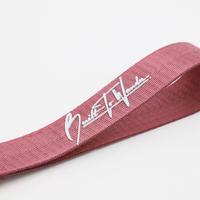 Llavero Corto Personalizado con Logotipo Serigrafiado en 3D de Doble Cara y Mosquetón para Actividades de Clubes de Motociclistas