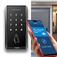 Système de contrôle d'accès CT9 Cloud TCP IP WiFi avec clavier tactile, lecteur Mifare RFID, capteur rapide NFC BLE, scanner d'identification mobile ID QR, OEM ODM