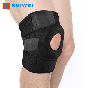 Shiwei <b>Knee</b> <b>Support</b> <b>Brace</b> Adjustable Breathable Nylon Unisex Outdoor Cycling Hiking Protection - Product Image 1