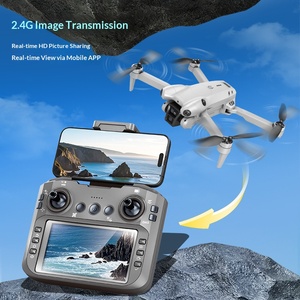 Drone sans balais avec écran, double caméra 8K HD, photographie aérienne, évitement d'obstacles, longue autonomie, quadricoptère RC pliable - Product Image 5