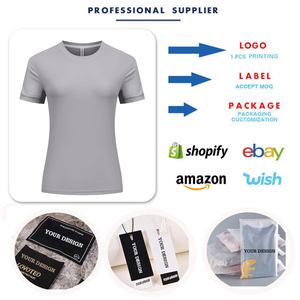 เสื้อกีฬาแขนสั้นผู้ชาย 95% โพลีเอสเตอร์ 5% สแปนเด็กซ์ - เสื้อยืดออกกำลังกายระบายอากาศได้ดี - Product Image 5