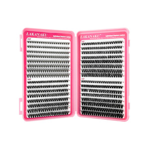 False Eyelashes 20D 30D 40D 50D Eyelash Book Custom Logo Black Cotton Stalk <b>DIY</b> <b>Kit</b> Large Capacity Lazy Trilogy - Product Image 2
