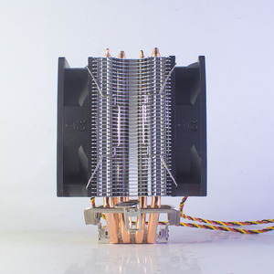 คูลมูน คูลเลอร์ซีพียู 90X90X25 มม. ฮีทซิงค์ท่อทองแดงสี่ท่อพร้อมพัดลมสำหรับโปรเซสเซอร์ - Product Image 5