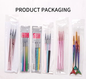 Juego de 3 Pinceles <span class=keywords><strong>para</strong></span> Decoración de Uñas, con Punta de Lentejuelas Electrochapadas, Diseño de Cola de Sirena, <span class=keywords><strong>para</strong></span> Pintar y <span class=keywords><strong>Dibujar</strong></span>, Herramienta de Manicura - Product Image 6