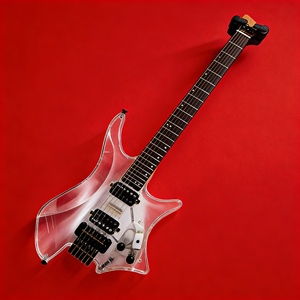 กีตาร์ไฟฟ้าลดราคา คุณภาพสูง โปร่งใส แบบไม่มีหัว สำหรับดนตรีร็อค นักดนตรีมืออาชีพ - Product Image 3