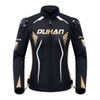 Veste de moto pour homme Duhan D-2268, prix d'usine personnalisé, prix raisonnable, vestes en cuir pour moto pour homme