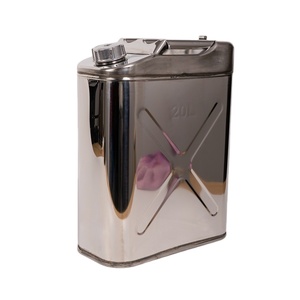 Bidon carré multifonction en acier inoxydable 430 304, différentes capacités (5L-80L), étanche et durable pour le diesel/essence - Product Image 2