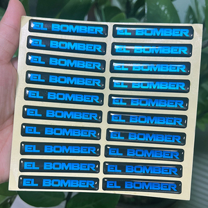Custom <b>Logo</b> 3D Epoxy Domed Resin Labels Silver Foil Printing Waterproof Epoxy <b>Stickers</b> for Brand Packaging In‑house printing - Product Image 6
