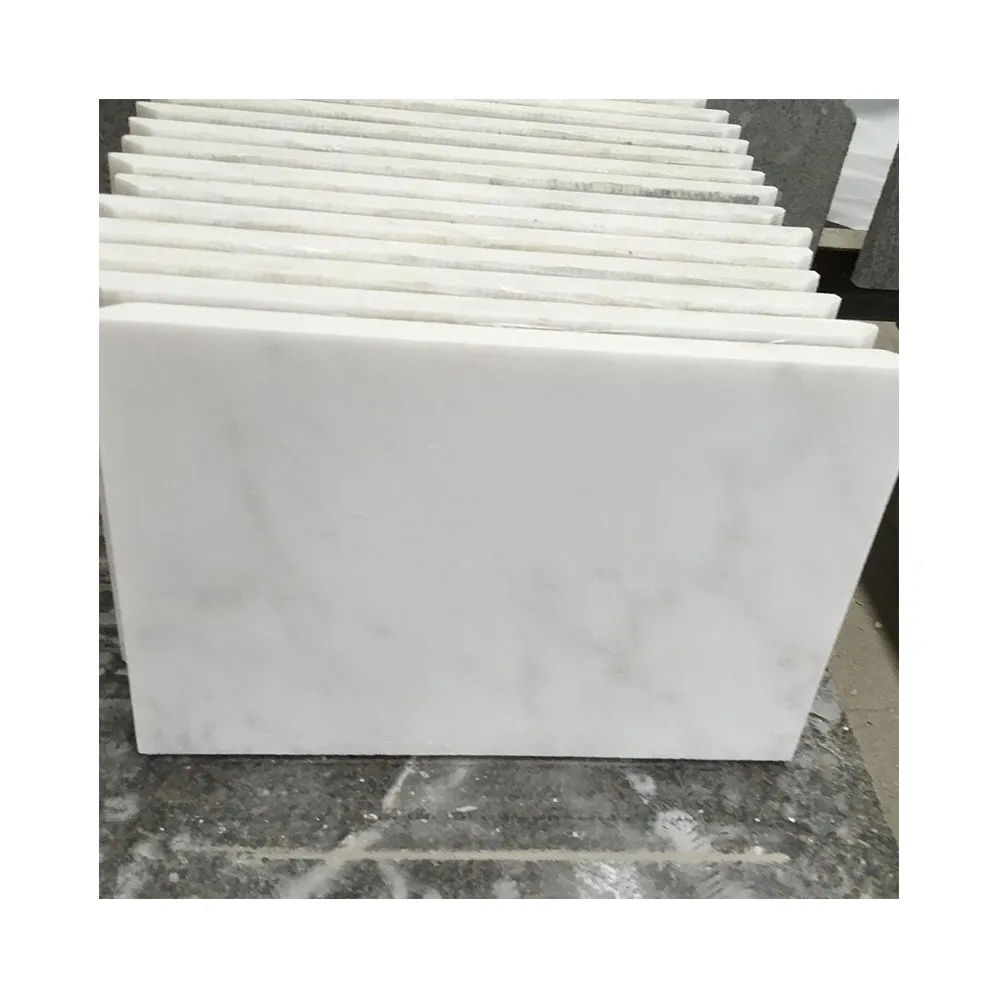 Canada Market Pure White Limestone Exterior Cladding Tiles Customized Size Price