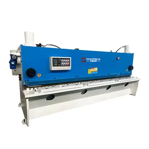 Maofeng 4000mm 6mm ms cnc hydraulic iron sheet guillotine shearing metal cutting machine