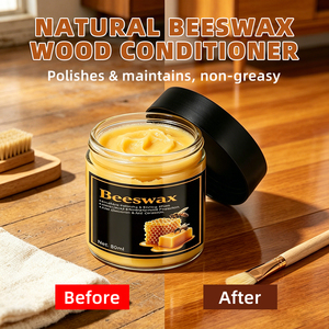 Cera Natural <span class=keywords><strong>de</strong></span> Abeja para Madera, Pulimento, Cera Lista para Usar, No Grasosa, Impermeable, Cuidado <span class=keywords><strong>de</strong></span> Pisos, <span class=keywords><strong>Muebles</strong></span> y Gabinetes - Product Image 5