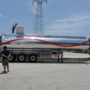 Clw Châu Âu adr chứng nhận 38000 lít 42000 lít 43000 lít gương sáng bóng nhôm bình nhiên liệu, bình nhiên liệu để bán - Product Image 4