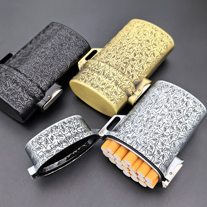 Accessori per Fumatori di Design di Lusso, Custodia per Sigari Impermeabile, Elegante e Personalizzata in Metallo per Uomo con Cordino - Product Image 1