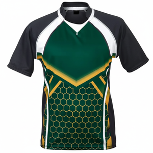 Nueva llegada 2025 Ropa deportiva Impresión de logotipo personalizado de alta calidad Mejor diseño Hombres Mujeres Uniforme de rugby a la venta - Product Image 1
