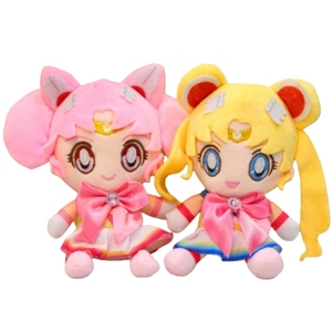 Peluches <span class=keywords><strong>Sailor</strong></span> <span class=keywords><strong>Moon</strong></span> de 10 cm (4 pouces) pour filles, poupées pendentifs, figurines d'anime, personnages de dessins animés, jouets porte-clés en peluche pour machine à griffes - Product Image 6