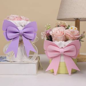 Noeud en plastique <span class=keywords><strong>EVA</strong></span> violet rose jaune bleu pour la décoration - Product Image 2