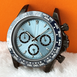 Orologio cronografo impermeabile da uomo della <span class=keywords><strong>serie</strong></span> <span class=keywords><strong>Panda</strong></span> da 39mm con vetro zaffiro blu di Diconna, il modello IT è dotato del movimento VK63. - Product Image 3