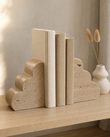 Serre-livres décoratifs modernes en forme d'escalier nuageux pour salon, bureau, bibliothèque, décoration intérieure, vente en gros, logo personnalisé