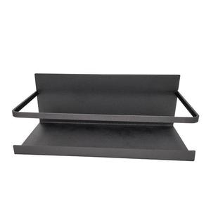 Magnetic Refrigerator <b>Shelf</b> Wall Mounted White And Black Punch Free Storage For Cups Toothbrushes <b>Office</b> Organizer - Product Image 4