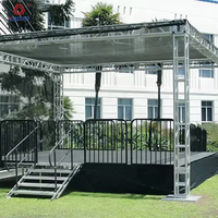 Structure de scène mobile en aluminium pour DJ, éclairage de scène de concert, scène musicale, éclairage DJ, structure de scène, éclairage DJ mobile, TRUSS DISPLAY