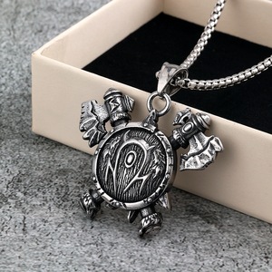 Yunnique-collar con colgante de acero inoxidable para hombre, estilo nórdico Retro, escudo vikingo de Odín, regalo, joyería, accesorio de moda - Product Image 2