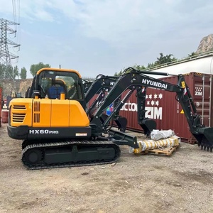 Mini-excavatrice hydraulique sur chenilles Hyundai Hx60 neuve d'occasion en bon état, 6 tonnes - Product Image 4