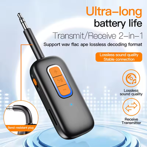 2024 HG gran oferta 300mAh 2 en 1 avión receptor y <span class=keywords><strong>transmisor</strong></span> <span class=keywords><strong>de</strong></span> audio Bluetooth inalámbrico para coche ordenador <span class=keywords><strong>TV</strong></span> teléfono móvil altavoz - Product Image 2