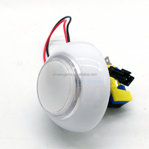 RGB LED pulsante 60mm 75mm Mini artiglio macchina a gettoni giochi Arcade DC12V 60mm 75mm RGB LED Push giochi a gettoni - Product Image 2