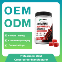 Créatine monohydrate à mâcher, gommes à la créatine, boostent la puissance explosive de la créatine, la masse musculaire, absorption rapide, supplément en marque privée OEM