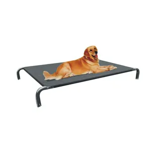 Сверхмощный со стальным каркасом и кроватка-Стиль Портативный повышенные собаки детская кроватка кровать