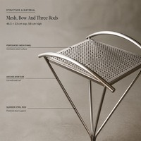 Table d'appoint design en acier inoxydable, petite table basse, table d'appoint minimaliste pour canapé, salon, villa