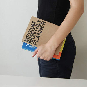 Carnet de planification avec papier anti-décoloration, idéal pour le <span class=keywords><strong>travail</strong></span>, les études, la maison et les voyages, avec poche intérieure, design à ouverture plate, papeterie de bureau durable - Product Image 6