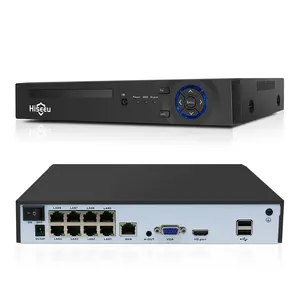 CCTV 2MP 4MP 5MP 4K POE удлинитель H.265 + 8CH NVR Поддержка IP POE dvr 8-канальный 5mp 8 Channelhisilicone Dvrdvr