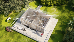 Estructura de membrana tienda de Casa glamping personalizada tienda de invierno - Product Image 6