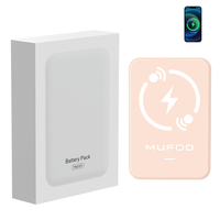 Batterie externe Type C 5000 mAh pour iPhone, chargeur magnétique rapide 15 W, batterie externe portable 10000 mAh, chargeur sans fil 5000 10000 mAh