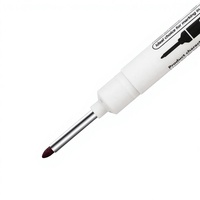 Marqueur à tête longue, encre permanente non effaçable, séchage rapide, 14 cm, imperméable, durable, à base d'huile, pour carreaux, bois, perforé 20 mm