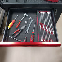 SKY HAMMER S-18 18 pièces 6-24 mm Kit d'outils à main de haute qualité Jeu de clés combinées Plateau en mousse EVA Armoires de garage Chariots à outils OEM