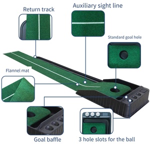 Produit Mini dispositif de rebond automatique Putting Green Office Home Indoor Outdoor Portable Golf Putter Trainer - Product Image 3