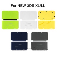 Coques supérieures et inférieures pour console de jeu, côtés A+E, accessoires, couvercle de batterie, matériau ABS pour NEW 3DSXL/LL